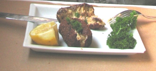 Grey Shrimp Croquette filled with "Crevettes de Zeebrugge"